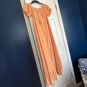 Orange dress